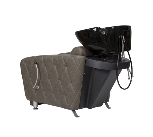 Парикмахерская мойка МД-123 с регулировкой ножной части, прострочкой и утяжкой