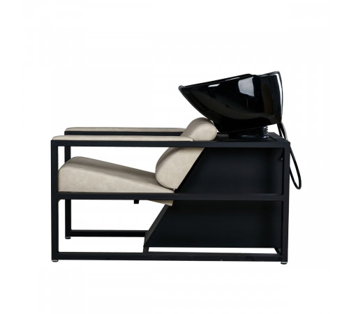 Парикмахерская мойка Дуглас на белом каркасе