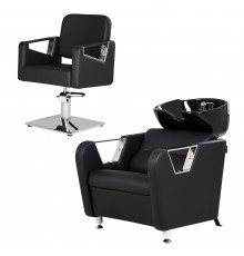 Парикмахерский комплект Бруно (кресло+мойка)
