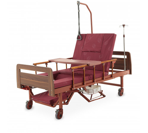 Кровать механическая YG-6 (ММ-2124Д-02) ЛДСП с туалетным устройством и судном, функцией "кардиокресло"