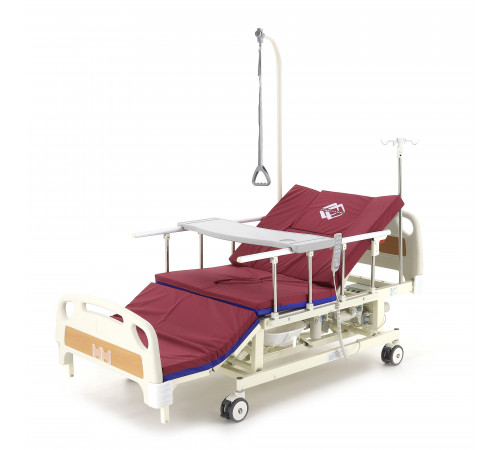 Кровать электрическая DB-11А (МЕ-5218Н-12) с боковым переворачиванием, туалетным устройством и функцией «кардиокресло» и регулировкой высоты