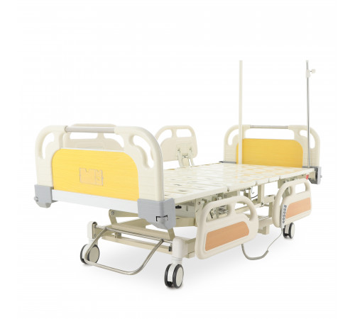 Кровать реанимационная электрическая (5 функций) (МЕ-4019Н-00) с выдвижным ложементом и растоматом CPR+аккумулятор с растоматом