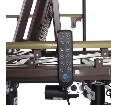 Кровать электрическая DB-11А (МЕ-5228Н-03) ЛДСП Венге Гибридный привод возможность управлять секциями без электроэнергии!