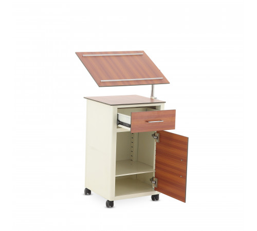 Тумба прикроватная с поворотной столешницей из HPL пластика ПТ-001