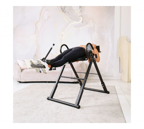 Инверсионный стол складной DFC STYLE чёрный, U-образный фиксатор