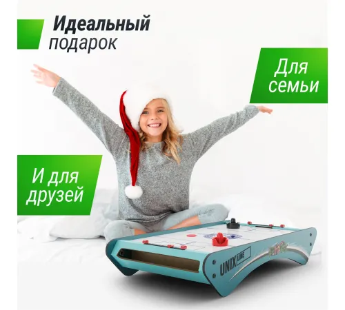 Игровой стол складной UNIX Line Мини Аэрохоккей настольный (73х40 cм)