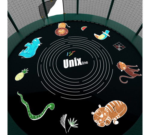 Батут UNIX Line SUPREME GAME 8 ft