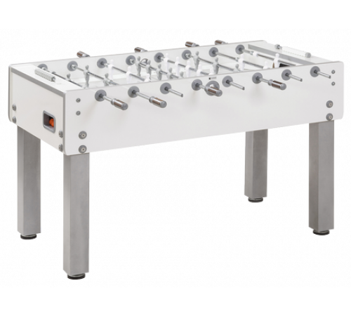 Игровой стол - футбол "Garlando G-500 Pure White H2O" (143x76x88см)