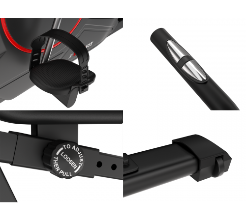 Горизонтальный велотренажер UNIXFIT BR-390