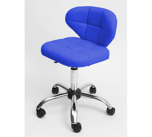 Стул мастера Трио, хром на колесах