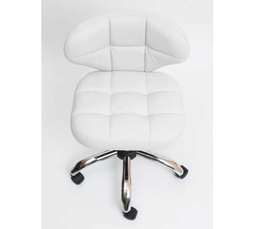 Стул мастера Трио, хром на колесах