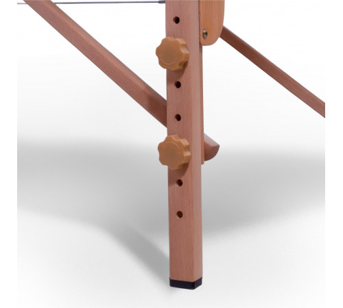 Массажный стол UNIX Комфорт / Comfort 3 секции бордовый