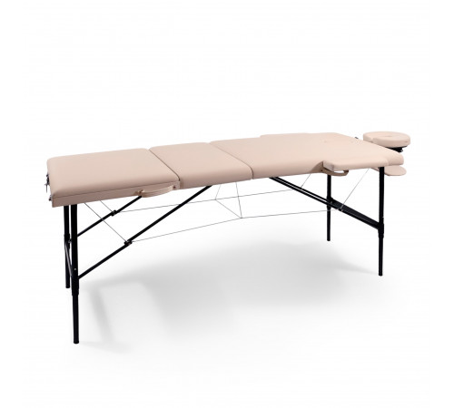 Массажный стол UNIX Превосходный / Superior 3 секции кремовый