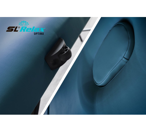 Массажный стол Relax optima синяя кожа