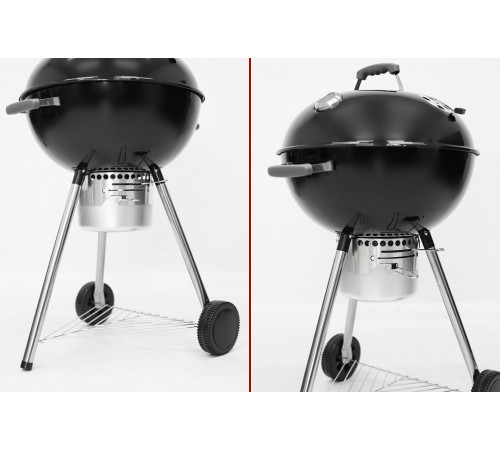 Круглый угольный гриль 22 дюйма (57 см) TEMPER