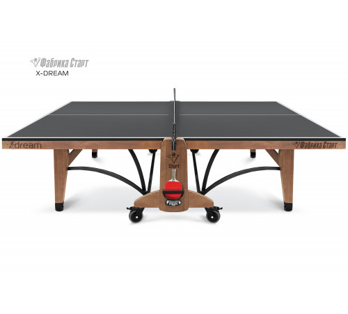 Стол теннисный X-dream ФС (Дуб натуральный(natur-wood), ЛДСП Графит)
