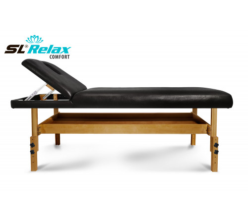 Массажный стол Relax Comfort черная кожа (№4)