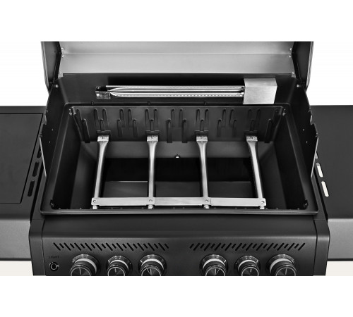 Газовый гриль 4+2 горелки