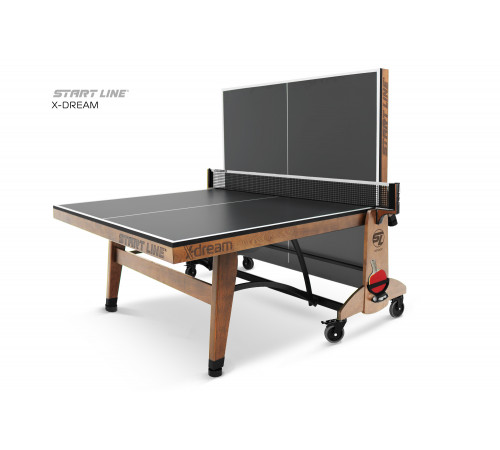 Стол теннисный X-dream Start Line (Дуб натуральный(natur-wood), ЛДСП Графит)